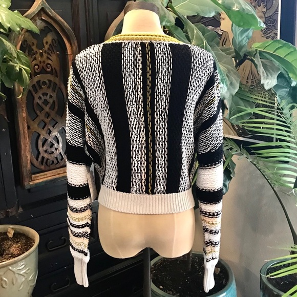 Free People Show Me Love stripe pull over sweater - Picture 13 of 14